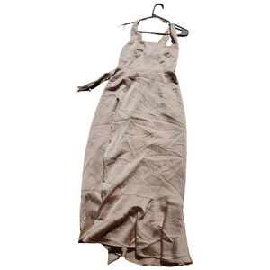 Show me your mumu Claire Midi dress Size small nwot gold